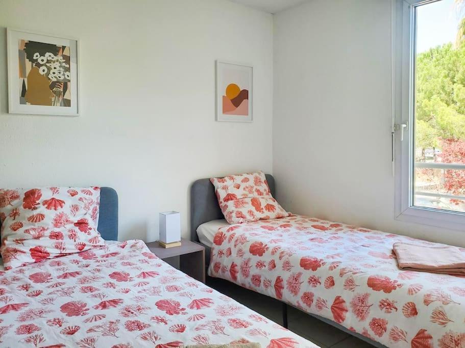 *Le Carpe Diem, Appartement 2 Chambres, Piscine, 2 Parking, Clim* Montpellier Exterior foto