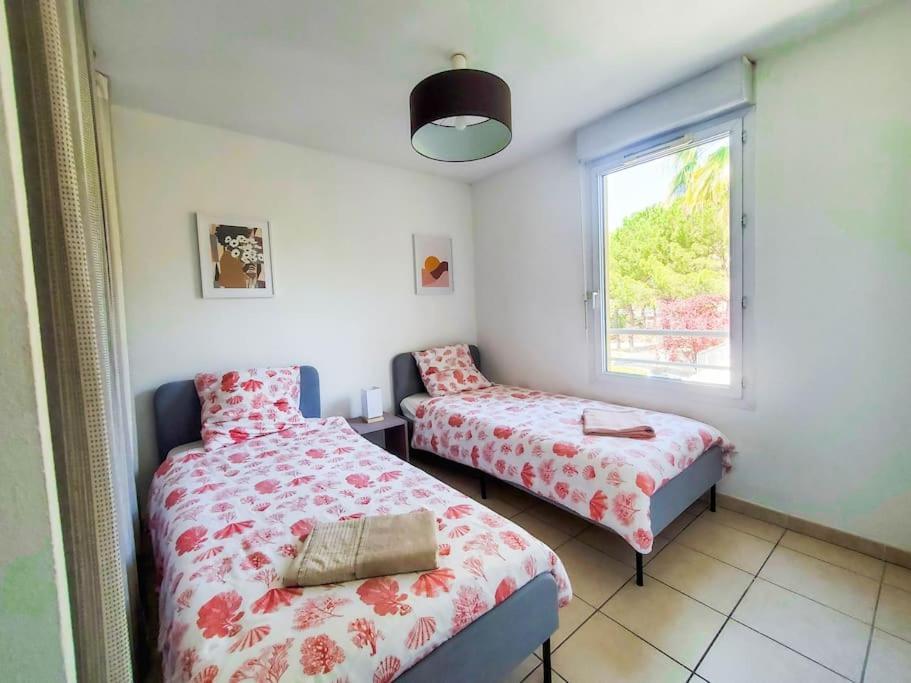 *Le Carpe Diem, Appartement 2 Chambres, Piscine, 2 Parking, Clim* Montpellier Exterior foto